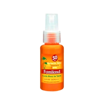 Familand-protector-solar-hidratante-en-spray-50-SPF-aceite-monoi-de-tahiti-x-50-ml