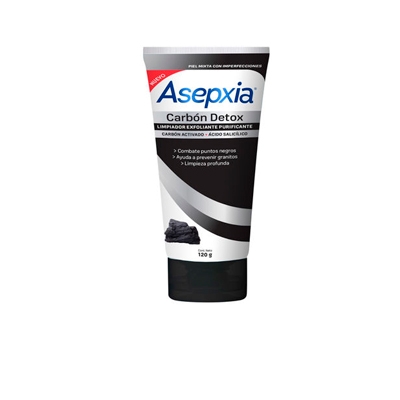 Asepxia-carbon-limpiador-gel-exfoliante