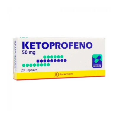 Imagen de Ketoprofeno 50 mg x 20 cápsulas