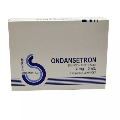 Imagen de Ondansetron 4 mg/ 2 ml x 100 ampollas