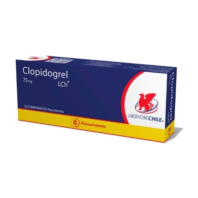 Imagen de Clopidogrel 75 mg x 30 comprimidos