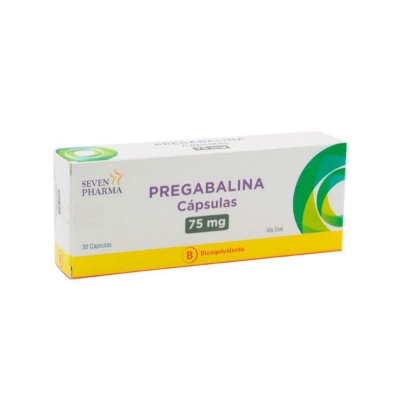 Imagen de Pregabalina 75 mg x 30 cápsulas