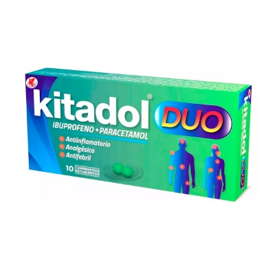 Imagen de Kitadol duo x 10 comprimidos recubiertos