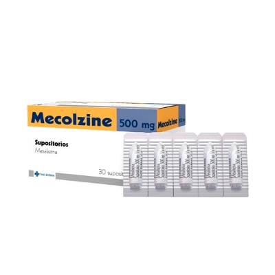 Imagen de Mecolzine 500 mg x 30 supositorios